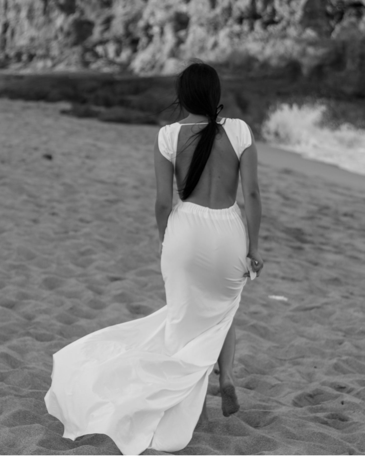 LONG TAIL FOGGIA DRESS